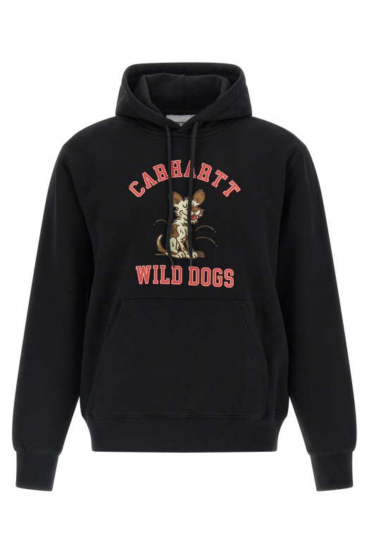 Толстовка с капюшоном «Дикая собака» Черная I03562589XX