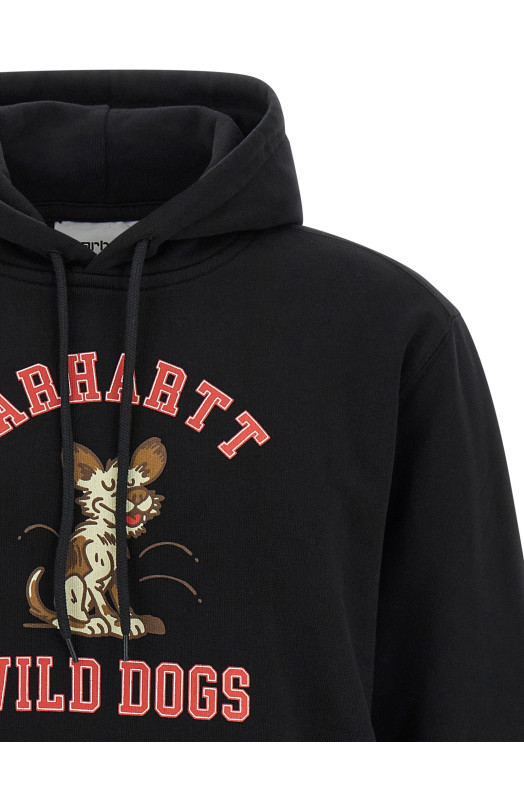 Толстовка с капюшоном «Дикая собака» Черная I03562589XX