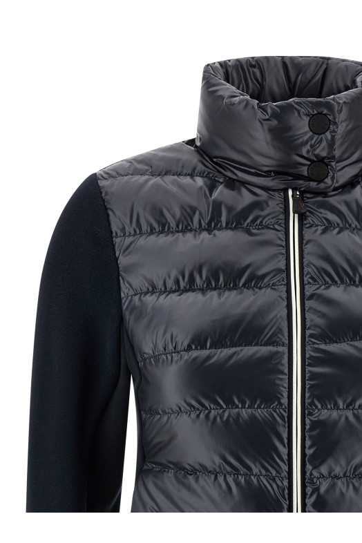 Padded vest sweatshirt Blue