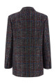 Sequin tartan blazer Multicolor