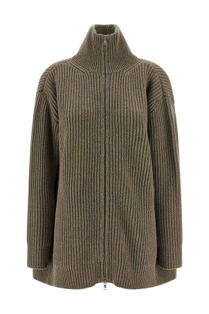 Кардиган з вставкою з панелей Бежевий MM6 MAISON MARGIELA S62AN0158M13193114 Кардиган з вставкою з панелей Бежевий MM6 MAISON MARGIELA S62AN0158M13193114