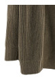 Panel insert cardigan Beige
