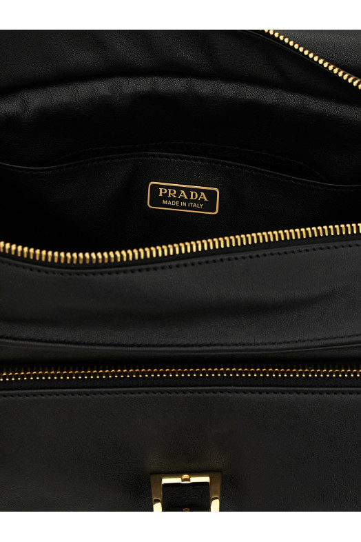 'Prada Explore' medium shoulder bag Black