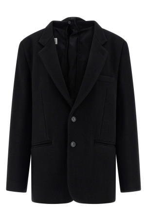 Задня панель блейзера Чорний MM6 MAISON MARGIELA S62BN0112M35469900 Задня панель блейзера Чорний MM6 MAISON MARGIELA S62BN0112M35469900