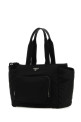 Black nylon shopping bag Black PRADA (1BG102RV44) Black nylon shopping bag Black PRADA (1BG102RV44)