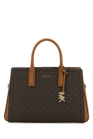 Сумка Laila из печатного полотна, среднего размера, коричневая MICHAEL BY MICHAEL KORS (30R5G9IS6B) Сумка Laila из печатного полотна, среднего размера, коричневая MICHAEL BY MICHAEL KORS (30R5G9IS6B)