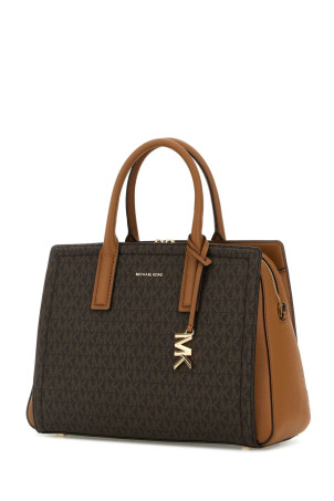 Сумка Laila из печатного полотна, среднего размера, коричневая MICHAEL BY MICHAEL KORS (30R5G9IS6B) Сумка Laila из печатного полотна, среднего размера, коричневая MICHAEL BY MICHAEL KORS (30R5G9IS6B)