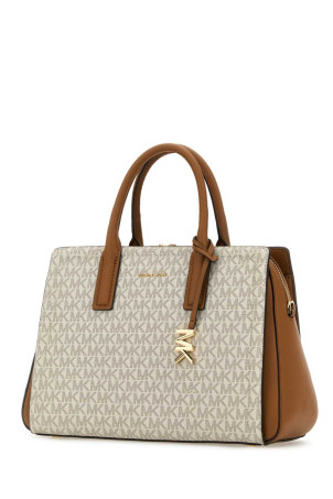 Сумка Laila из печатного полотна среднего размера, бежевая MICHAEL BY MICHAEL KORS (30R5G9IS6B) Сумка Laila из печатного полотна среднего размера, бежевая MICHAEL BY MICHAEL KORS (30R5G9IS6B)