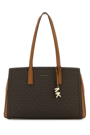 Сумка для покупок Laila из печатного полотна, коричневая MICHAEL BY MICHAEL KORS (30S5G9IT2B) Сумка для покупок Laila из печатного полотна, коричневая MICHAEL BY MICHAEL KORS (30S5G9IT2B)