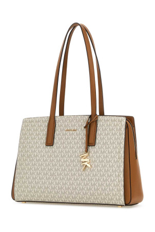 Сумка для покупок Laila из печатного полотна, бежевая MICHAEL BY MICHAEL KORS (30S5G9IT2B) Сумка для покупок Laila из печатного полотна, бежевая MICHAEL BY MICHAEL KORS (30S5G9IT2B)