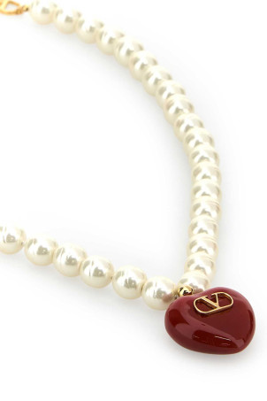 Ivory pearls Coeur Royal necklace VALENTINO GARAVANI (6W2J0Y70LTD) Ivory pearls Coeur Royal necklace VALENTINO GARAVANI (6W2J0Y70LTD)