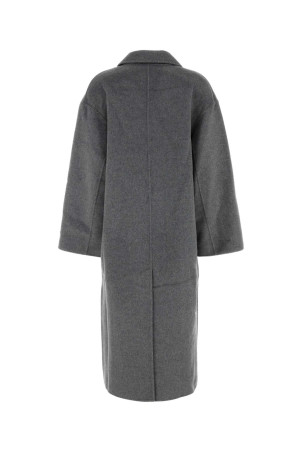 Grey wool blend Borneo coat Gray LOULOU DE SAISON (BORNEOLDS) Grey wool blend Borneo coat Gray LOULOU DE SAISON (BORNEOLDS)
