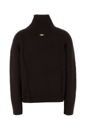 Темно-коричневый шерстяной свитер Bordeaux MICHAEL BY MICHAEL KORS (MF561CGF2G) Темно-коричневый шерстяной свитер Bordeaux MICHAEL BY MICHAEL KORS (MF561CGF2G)