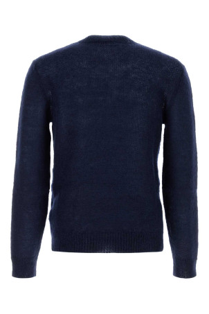 Светр з суміші мохеру темно-синього кольору DSQUARED (S71HA1391D13161) DSQUARED2 Светр з суміші мохеру темно-синього кольору DSQUARED (S71HA1391D13161) DSQUARED2