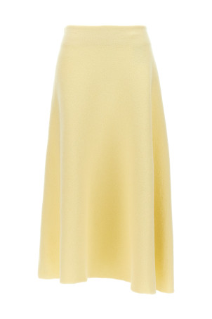 Шерстяна спідниця Жовта JIL SANDER (J02MA0024J14506737)
