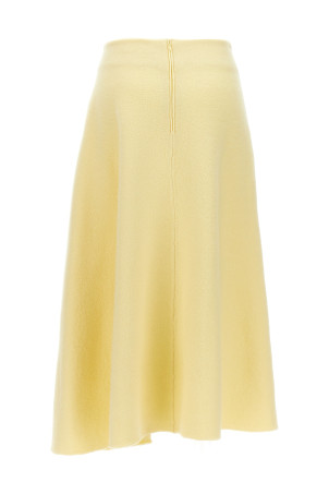 Шерстяна спідниця Жовта JIL SANDER (J02MA0024J14506737)