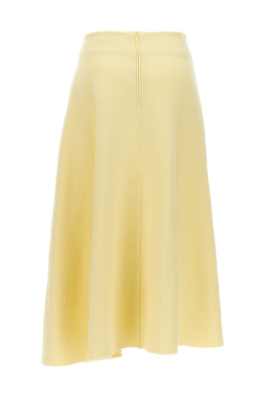 Шерстяна спідниця Жовта JIL SANDER (J02MA0024J14506737)