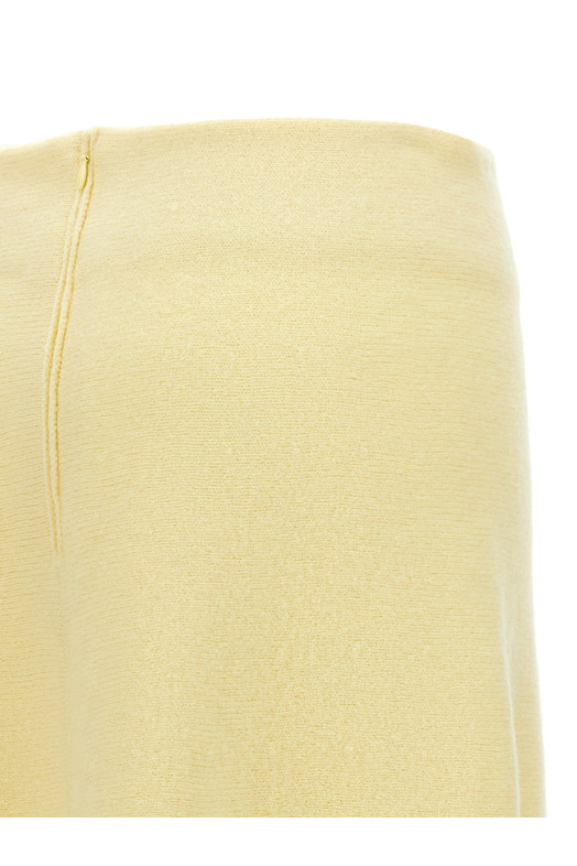 Шерстяна спідниця Жовта JIL SANDER (J02MA0024J14506737)