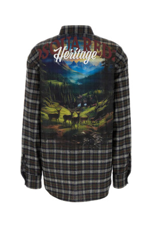 Embroidered flanel shirt DSQUARED (S75DL0914D35267) Embroidered flanel shirt DSQUARED (S75DL0914D35267)