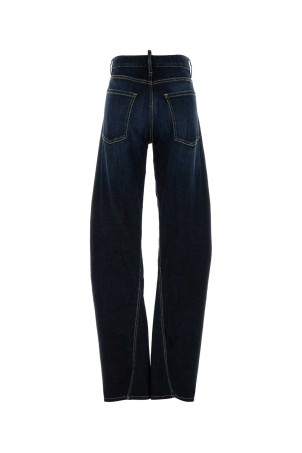 Stretch denim 2D Twisted wide-leg jeans DSQUARED (S75LB1087D30019)