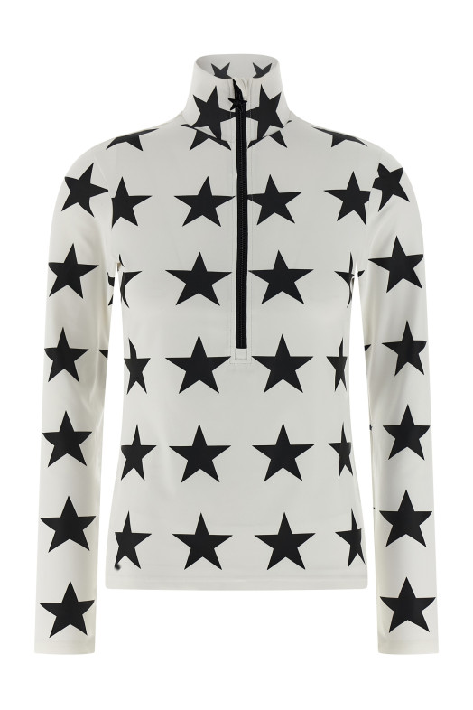 'Lunaria' technical jersey Black-grey