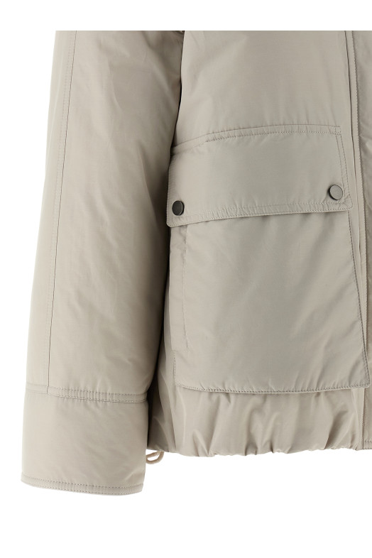 Кашемировое пальто с капюшоном Бежевый BRUNELLO CUCINELLI MG5017913C7958