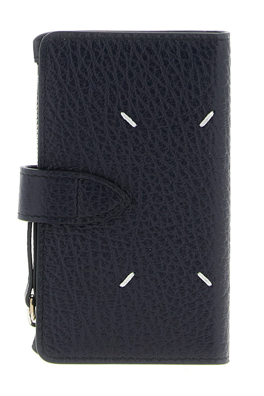 'Four stitches' wallet Blue