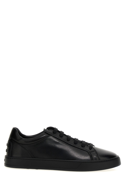 Leather sneakers Black