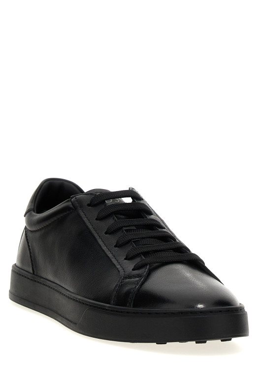 Leather sneakers Black