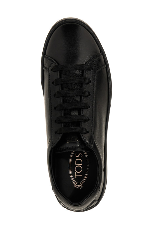 Leather sneakers Black
