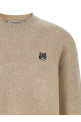 'Fox Head' sweater Beige