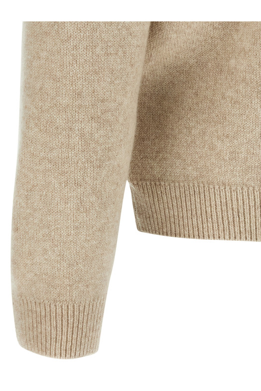 'Fox Head' sweater Beige
