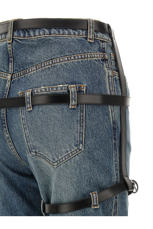 'Multi Belt' jeans Blue