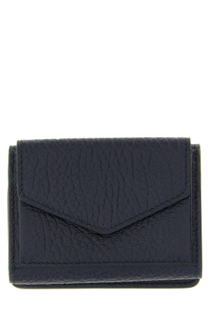 'Four stitches' compact wallet Blue