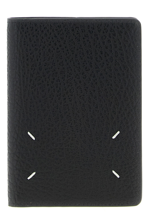 Паспортний футляр «Чотири стібки» Чорний SA2VL0023P4455T8013