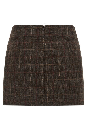 Шотландська вовняна спідниця Коричнева ALBERTO BIANI AA853W0219161