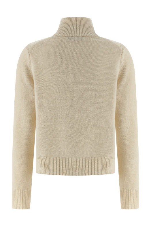 'Fox Head' cardigan Beige