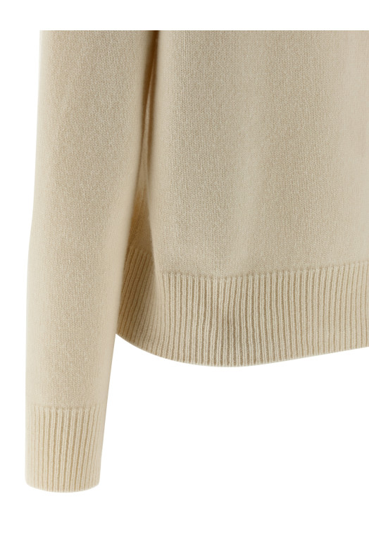 'Fox Head' cardigan Beige