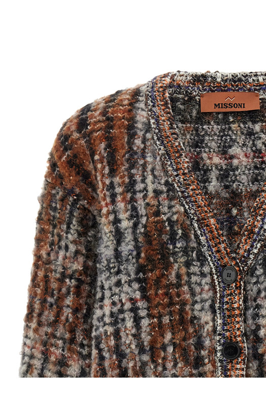 Вязаный шерстяной кардиган Multicolor MISSONI DS25WM1NBC005MS417U