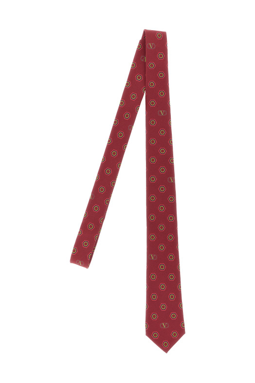 Шелковый галстук Valentino Garavani Red Y0EV194TDFDLP