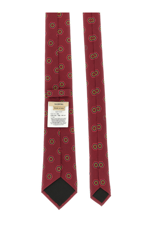 Шелковый галстук Valentino Garavani Red Y0EV194TDFDLP