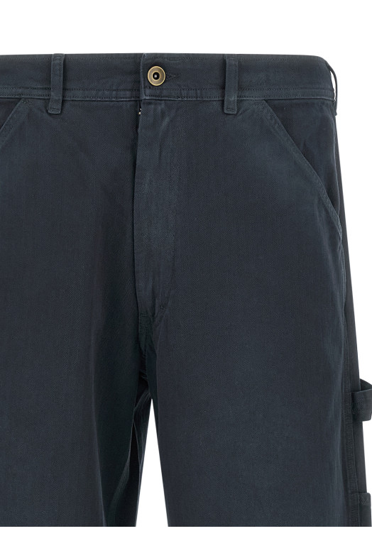 Herringbone trousers Blue