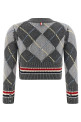 Cardigan Argyle Gray