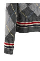 Cardigan Argyle Gray