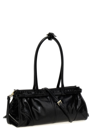 Середня шкіряна сумочка Чорна PRADA 1BA426VMOO2CYRF0002