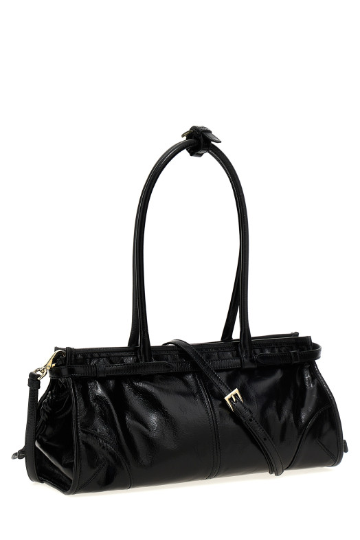 Середня шкіряна сумочка Чорна PRADA 1BA426VMOO2CYRF0002