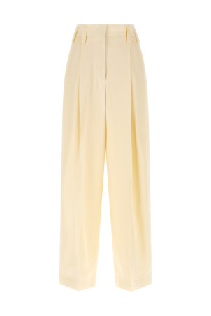 Брюки с широкими брючинами Белые JIL SANDER J03KA0292J65005105 Брюки с широкими брючинами Белые JIL SANDER J03KA0292J65005105