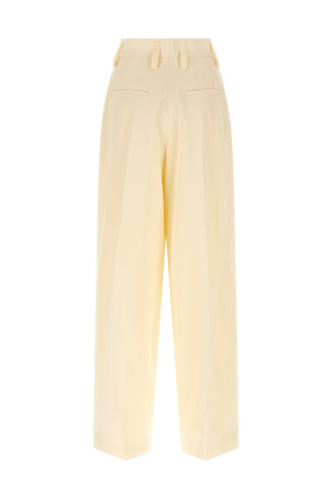 Брюки с широкими брючинами Белые JIL SANDER J03KA0292J65005105 Брюки с широкими брючинами Белые JIL SANDER J03KA0292J65005105