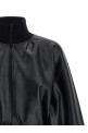 High neck bomber jacket Black