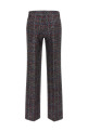 Sequin tartan pants Multicolor